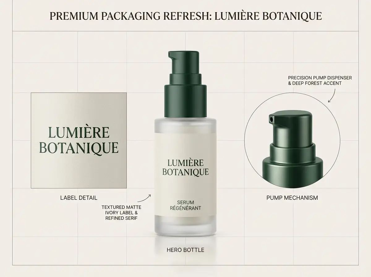 High-End Luxury Product Packaging Hero Shot